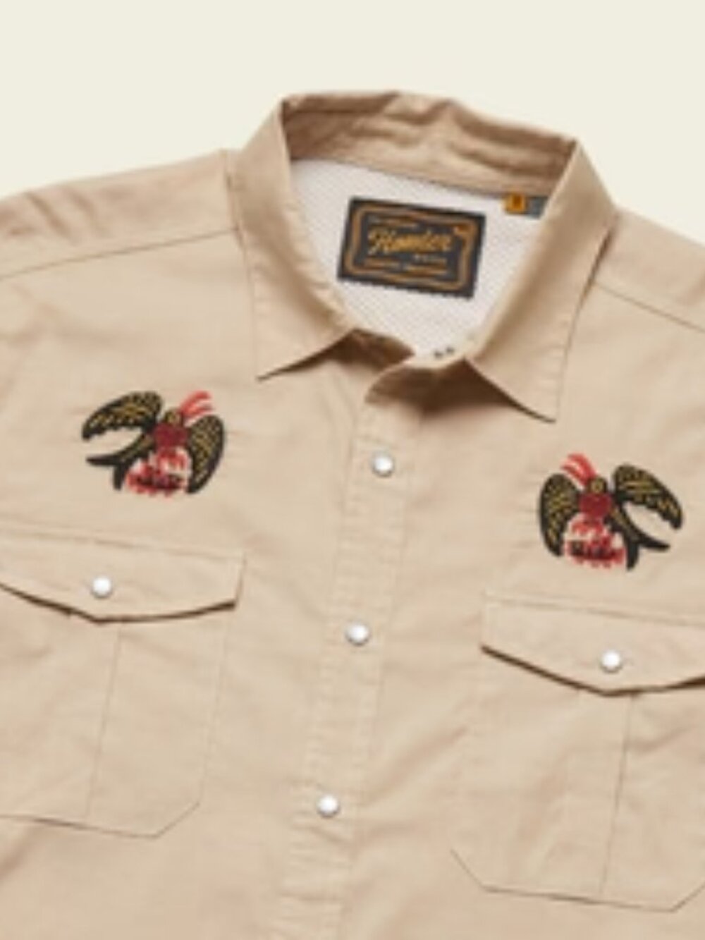 Howler Bros Gaucho Snapshirt, Frigates (XL)
